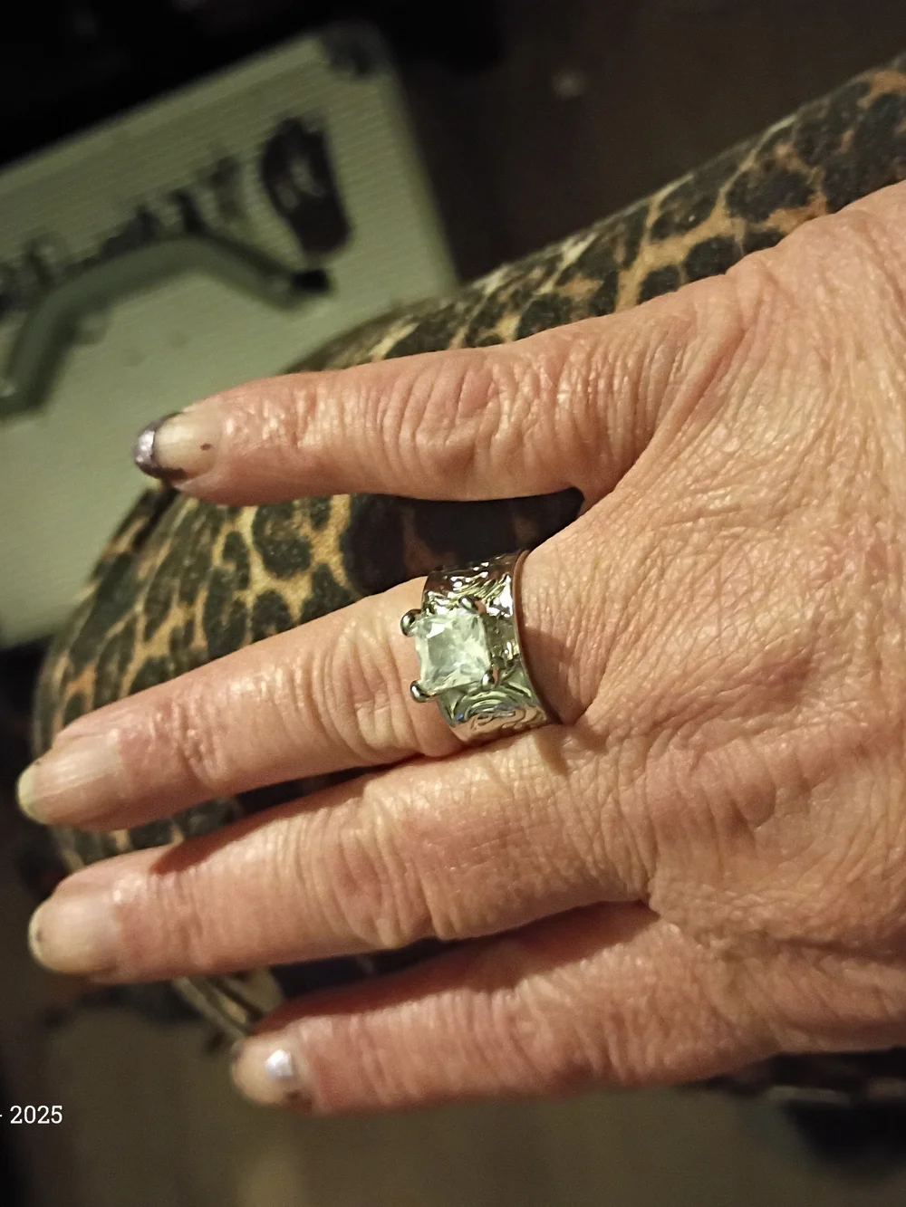 Silver Cigar Band Ring